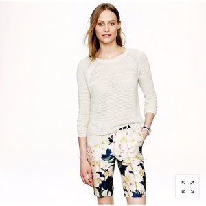 NWT J. Crew Waffle Knit Beach Sweater